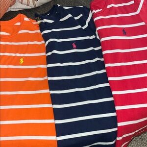 Polo by Ralph Lauren women Striped Tees - Orange, Navy, Pink